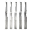#option_51456-5 5-Pack - 'O' Single Flute, 3/16 Dia x 7/8 x 1/4 Shank x 2-1/2 Inch Long Up-Cuts