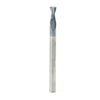 #option_51463 - 2-Flute x 3/16 Dia x 3/8 x 3/16 Shank x 2-1/2 Inch Long Up-Cut Router Bit / 45º Corner Chamfer