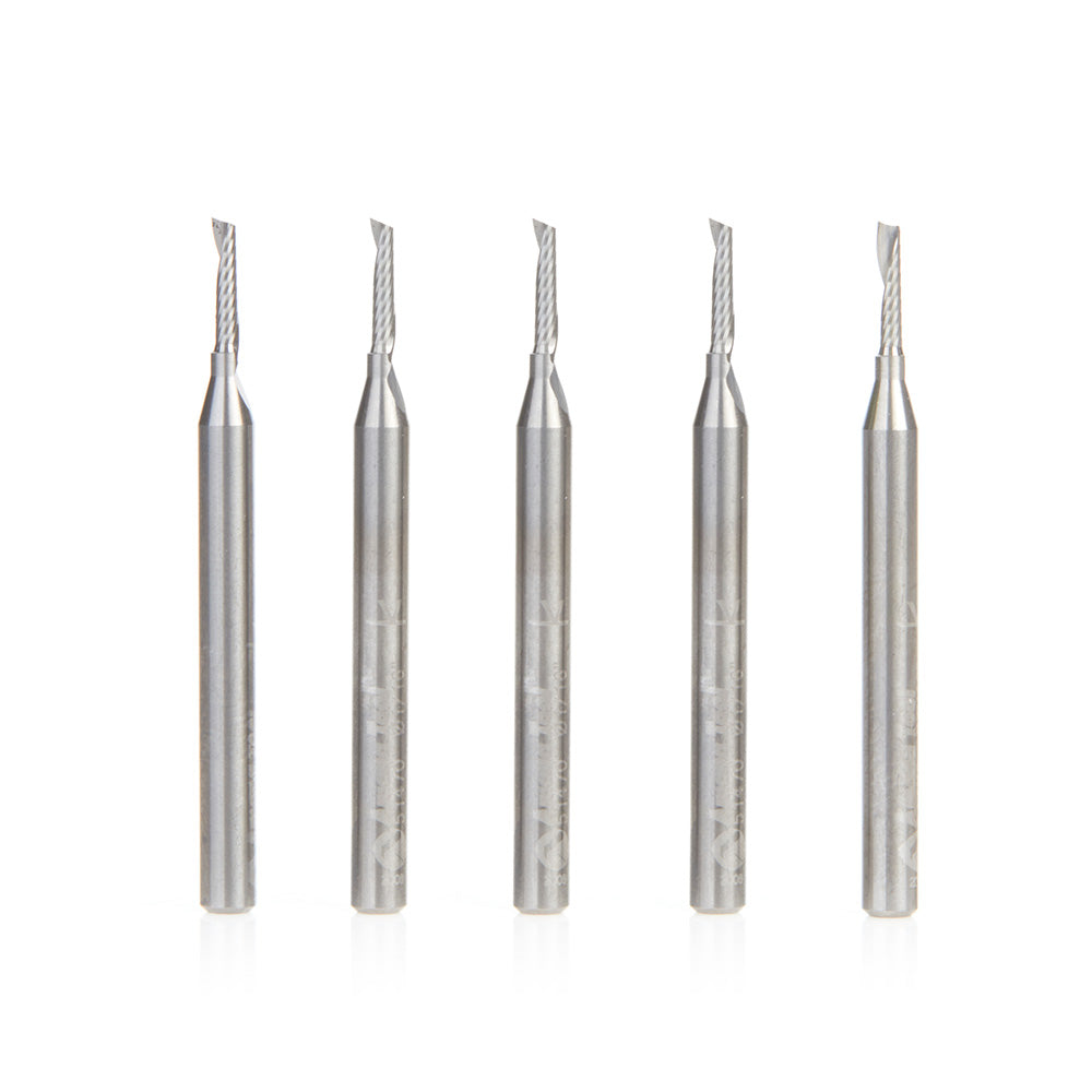 Amana Tool Solid Carbide Aluminum Spiral 'O' Flute CNC Router Bits