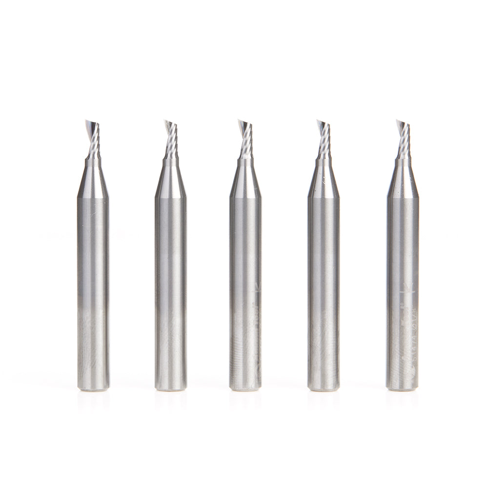 Amana Tool Solid Carbide Aluminum Spiral 'O' Flute CNC Router Bits