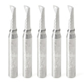 #option_51478-5 5-Pack - 'O' Single Flute, 3/16 Dia x 5/8 x 1/4 Shank x 2 Inch Long Up-Cuts
