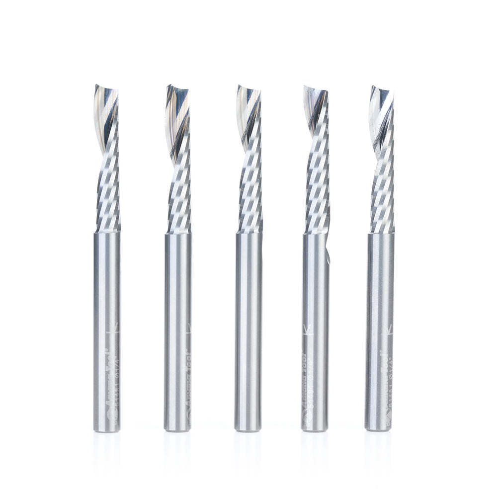 Amana Tool Solid Carbide Aluminum Spiral 'O' Flute CNC Router Bits