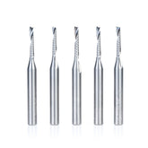 #option_51486-5 5-Pack - 'O' Single Flute, 1/8 Dia x 3/4 x 1/4 Shank x 2-1/2 Inch Long Up-Cut