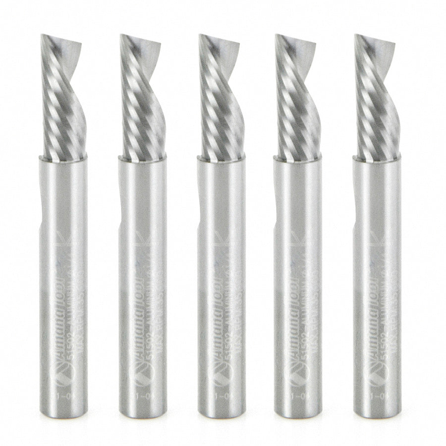 Amana Tool Solid Carbide Aluminum Spiral 'O' Flute CNC Router Bits