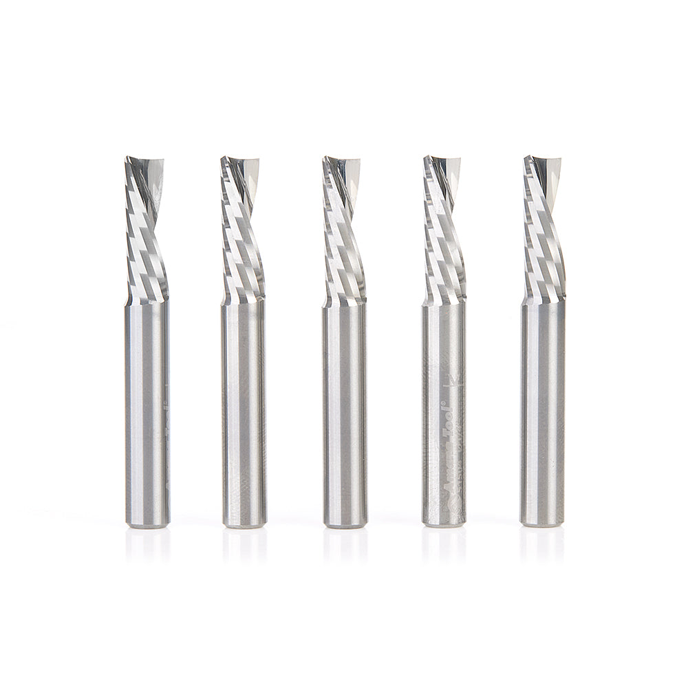 Amana Tool Solid Carbide Spiral 'O' Flute Plastic Cutting Router Bits