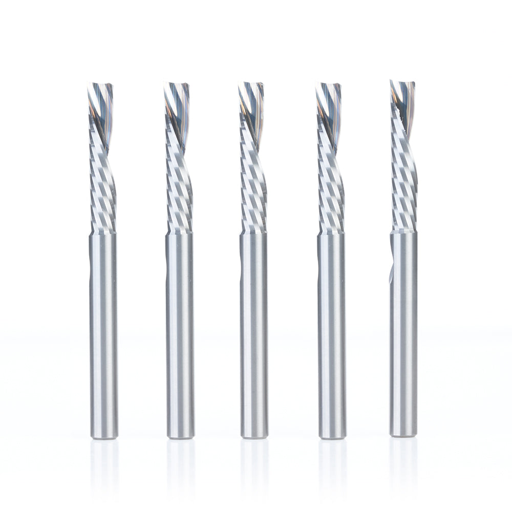 Amana Tool Solid Carbide Spiral 'O' Flute Plastic Cutting Router Bits