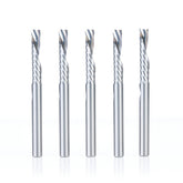 #option_51507-5 5-Pack Single Flute, 1/4 Dia x 1-1/4 Inch x 1/4 Shank x 3 Inch Long Down-Cut
