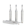 #option_51511-5 5 Pack Single Flute, 1/8 Dia x 1/2 x 1/4 Shank x 2 Inch Long Down-Cut