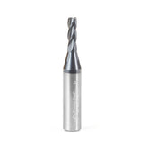 #option_51602 - 4-Flute x 1/8 Dia x 3/8 x 1/4 Shank x 1-1/2 Inch Long Up-Cut Router Bit / 45º Corner Chamfer