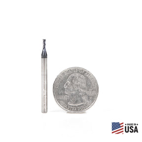 Amana Tool Solid Carbide Spiral CNC Router Bits / End Mills for Steel & Stainless Steel
