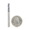 #option_51612 - Metric 3-Flute x 4mm Dia x 10mm x 4mm Shank x 48mm Long Up-Cut Router Bit / 45º Corner Chamfer