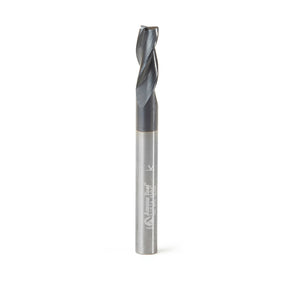 Amana Tool Solid Carbide Spiral CNC Router Bits / End Mills for Steel & Stainless Steel
