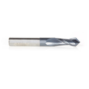 Amana Tool High Performance CNC Solid Carbide 90 Degree 'V' Spiral Drills / End Mills / Router Bits for Steel & Stainless Steel