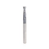 #option_51674 - 2-Flute x 1/8 Dia x 3/8 x 1/8 Shank x 1-1/2 Inch Long Up-Cut Router Bit / 45º Corner Chamfer