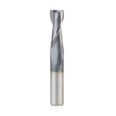#option_51677 - 2-Flute x 3/8 Dia x 1 x 3/8 Shank x 2-1/2 Inch Long Up-Cut Router Bit / 45º Corner Chamfer