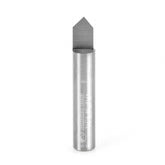 #option_51710 Solid Carbide V-Groove 1/4 Dia x 3/8 x 1/4 Inch Shank x 1-Flute