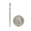 #option_51781 Double Flute, 1/8 Dia x 1/2 x 1/8 Shank x 2 Inch Long Down-Cut