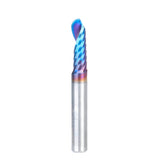 #option_51818-K - 1/8 Radius x 1/4 Dia x 3/4 x 1/4 Shank x 2 Inch Long Up-Cut
