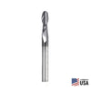 #option_51912 - 2-Flute x 1/8 Radius x 1/4 Dia x 3/4 x 1/4 Shank x 2-1/2 Inch Long Up-Cut 