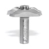 #option_54299 - Base Molding Ogee Edge Detail w BB 19/64 x 13/32 Radius x 1-53/64 Dia x 3/8 x 1/2 Inch Shank