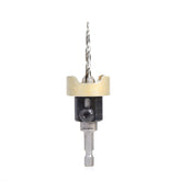 #option_55153 - 82 Deg w Tapered Drill & Adj. Depth Stop w No-Thrust BB, 3/8 Dia x 5/32 Drill Dia x 1/4 Inch Quick Release Hex Shank