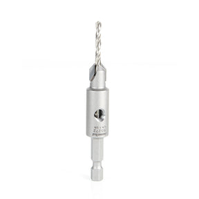 Amana Tool Replacement Carbide Tipped Countersink with Slow Spiral HSS M2 Drill
