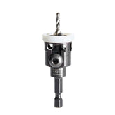 #option_55293 - 82 Deg Countersink w Adj Low Friction Depth Stop, 3/8 Dia x 7/64 Drill Dia x 1/4 Inch Quick Release Hex Shank