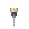 #option_55334 - 82 Deg w Adj. Depth Stop w No-Thrust BB, Hybrid for Festool® CENTROTEC® System 3/8 Dia x 1/8 Drill Dia x 1/4 Inch Quick Release Hex Shank