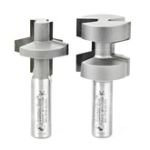 #option_55414 2-Piece Wedge Tongue & Groove 15 Deg x 1-1/4 Dia x 1-1/4 x 1/2 Inch Shank Set