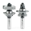 #option_55433 - Adj Concave Instile and Rail System 1-5/8 Dia x 5/8 to 1-1/8 x 1/4 Radius x 1/2 Inch Shank Set