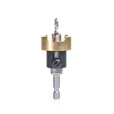 #option_55472 - Counterbore w Adj Depth Stop and No-Thrust Ball Bearing, 3/8 Dia x 5/32 Drill Dia x 1/4 Inch Quick Release Hex Shank
