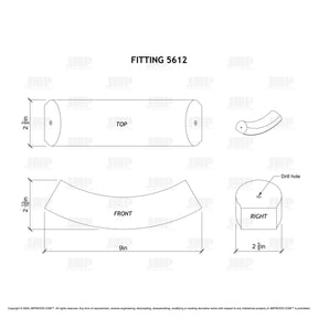 Fitting 5612 - Up Easing