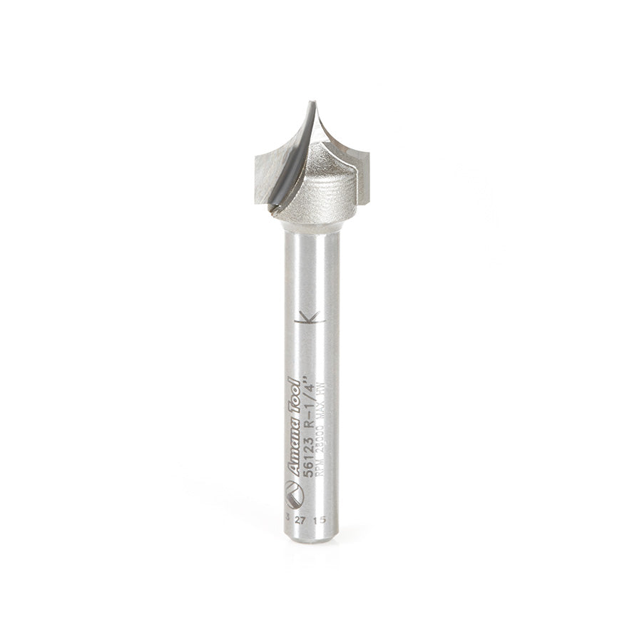 thumbnail image 2 of Amana Tool 46104 CNC Spiral Flute Plunge 2-Flute Up-Cut Solid Carbide Router Bit, 1/2-Inch Shank 2 of 13