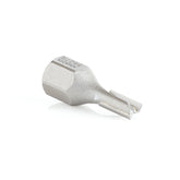 #option_56272 - Mortising Screw Straight No Shear Cutter 1/4 + .015 Dia x 1/2 x 1/4 - 28 Thread