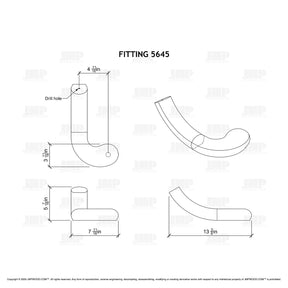 Fitting 5645 - Turnout Large (Right Hand)