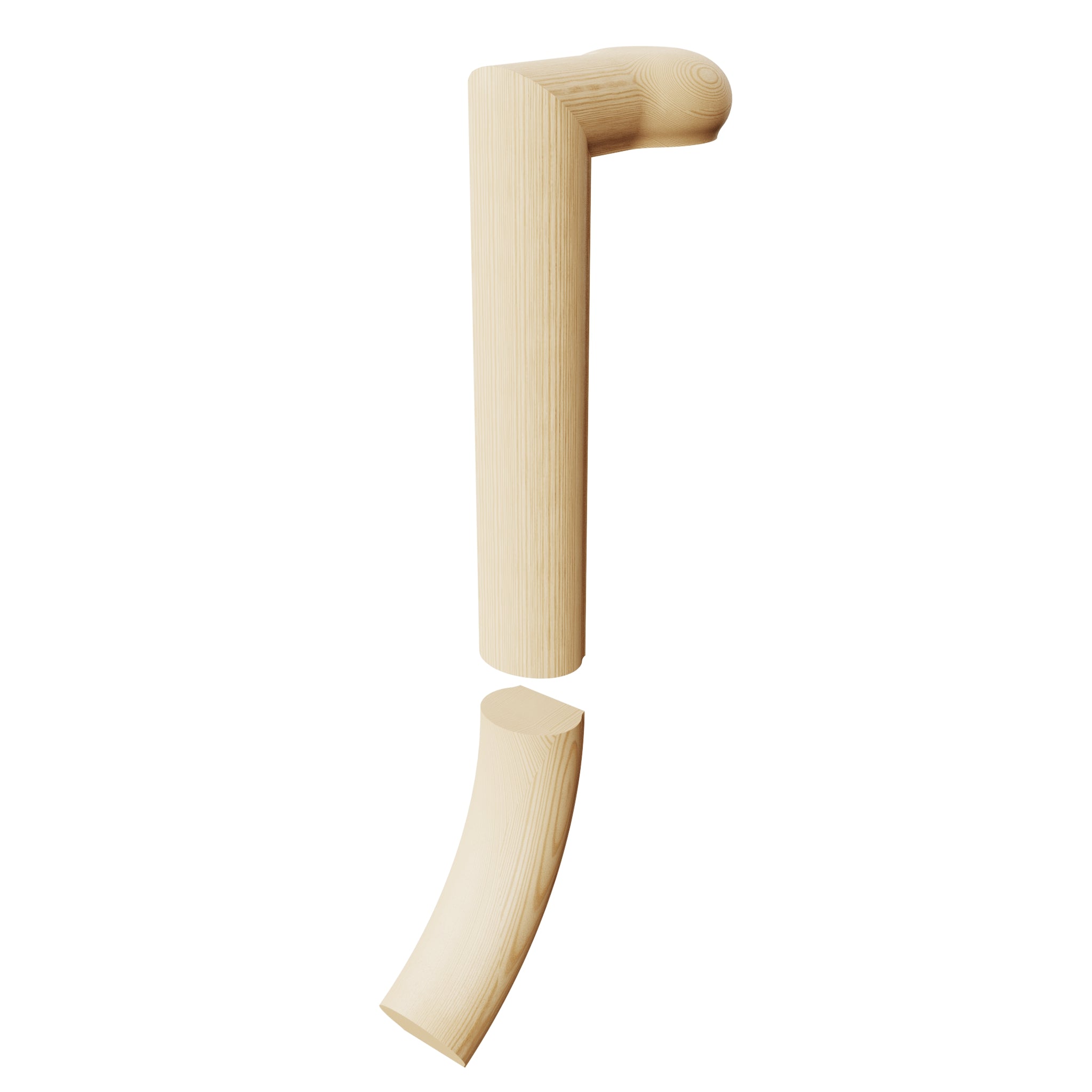 Fitting 5697 - Straight Riser with Cap (2-Rise) - JMP Wood