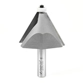 #option_57258 Carbide Tipped Chamfer w Ultra-Glide Ball Bearing Guide Solid Surface 2-17/32 Dia x 1-3/4 x 30 Deg x 1/2 Inch Shank