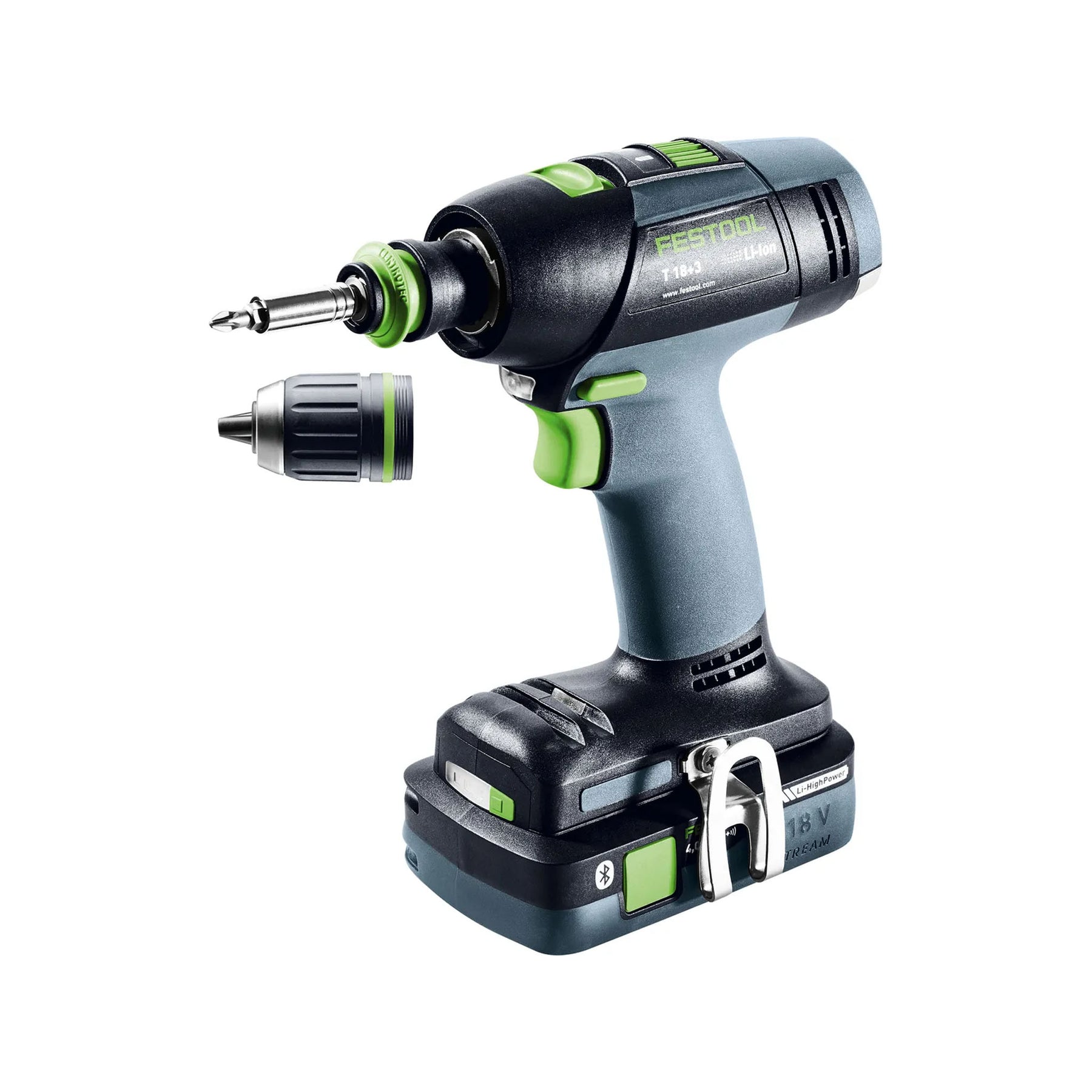 Festool Cordless Drill T18+3 HPC 4,0 I-Set