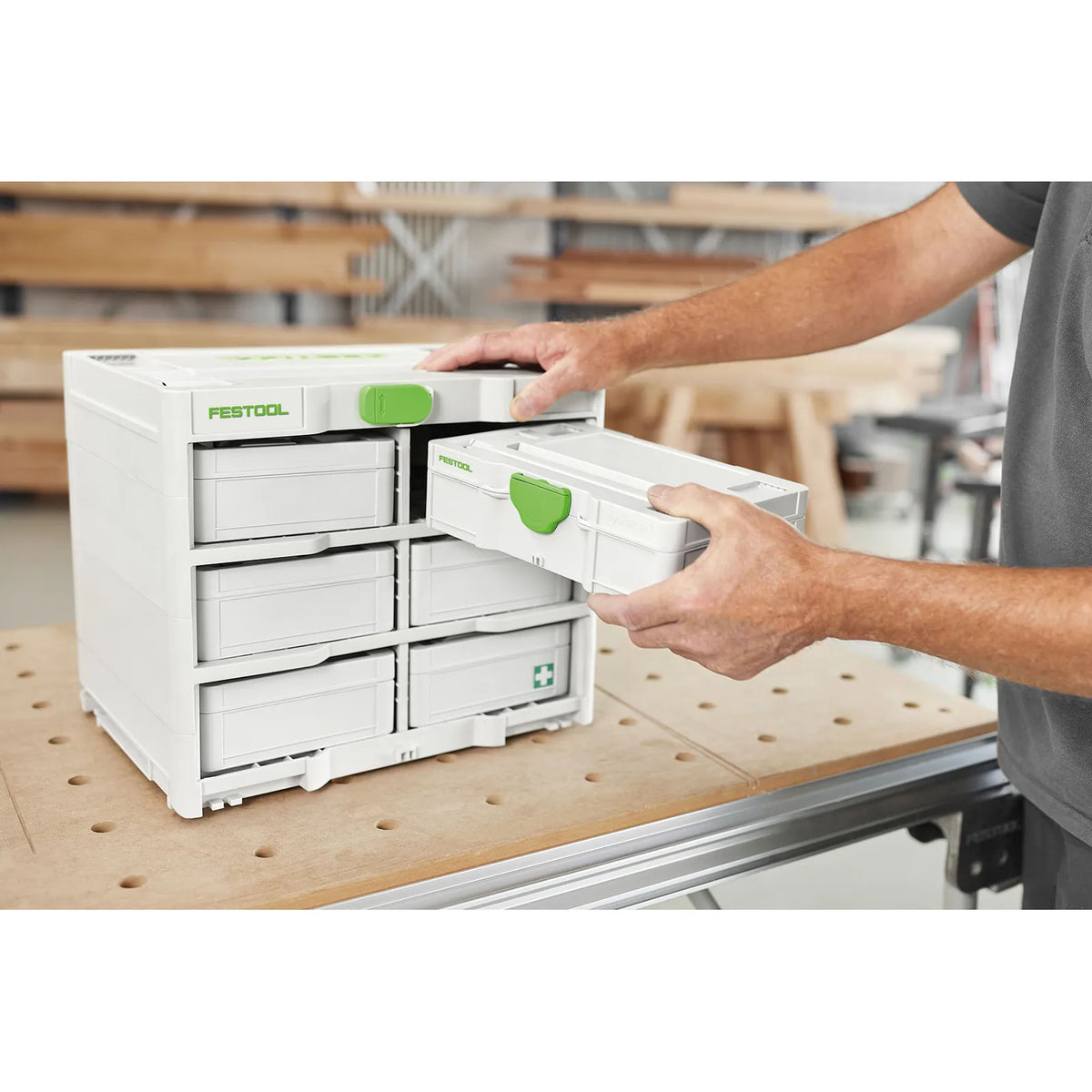 Festool Systainer³ Rack SYS3-RK/6 M 337-Set