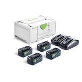 Festool Energy Set SYS 18V 4xHP5/TCL6DUO