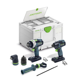 Festool Impact Driver and Drill Set TID 18 Basic-Set TPC 18/4