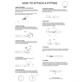 Fitting R6414 (6040 Handrail) - Up Easing 90º