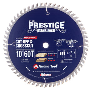 Amana Tool Plywood / Solid Wood / Chipboard Cutting Cut-Off and Crosscut Saw Blades