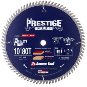 Amana Tool Single and Double Sided Laminate Cutting Fine Cut-Off and Crosscut Saw Blades