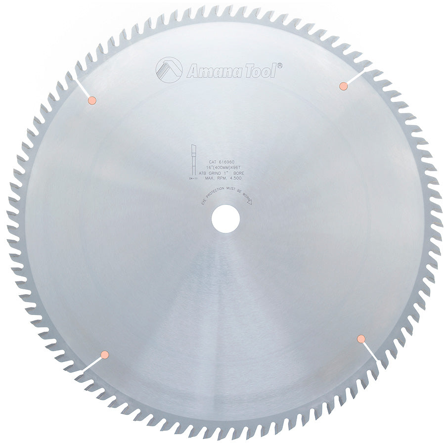 Amana Tool Plywood / Solid Wood / Chipboard Cutting Cut-Off and Crosscut Saw Blades