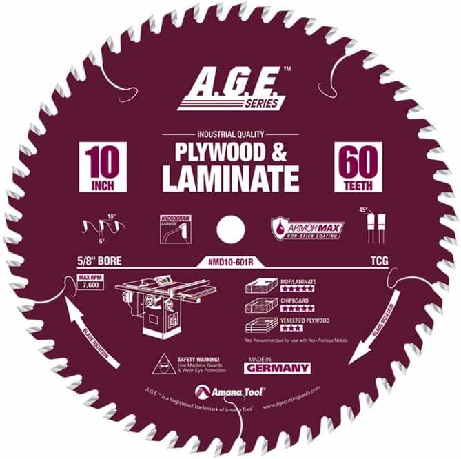 A.G.E. Plywood/Laminate Circular Saw Blades
