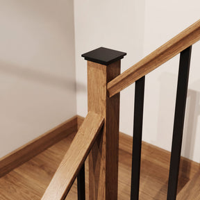 6300 Series Metal Newel Post Cap - Flat Cap