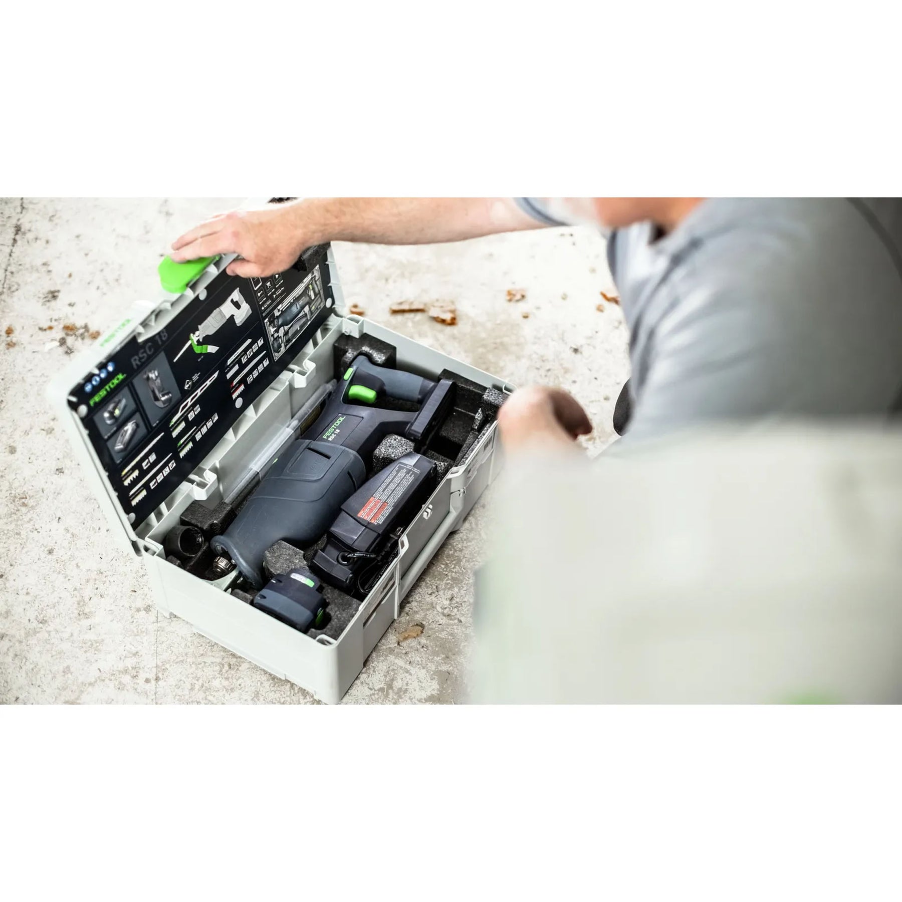 Festool Cordless Reciprocating Saw RSC 18 EB-Basic