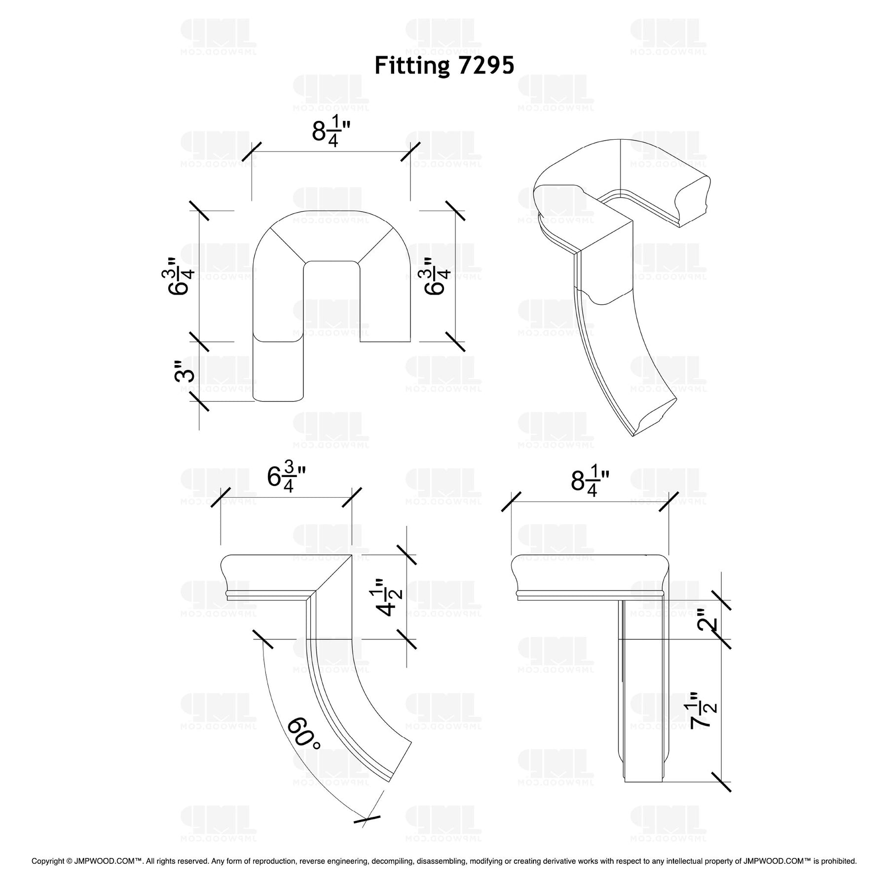 Fitting 95 - Landing Return Riser No Cap (Right Hand)