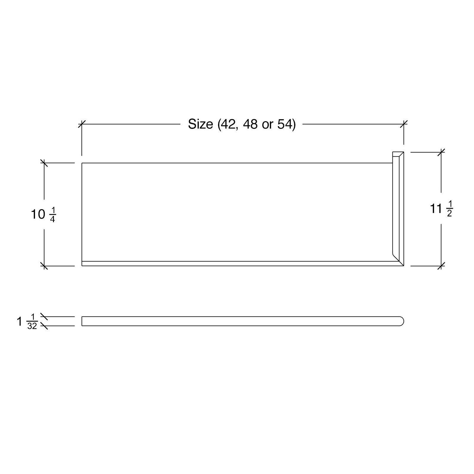 Tread 8070MTR-RH - Return Tread Right Hand Miter